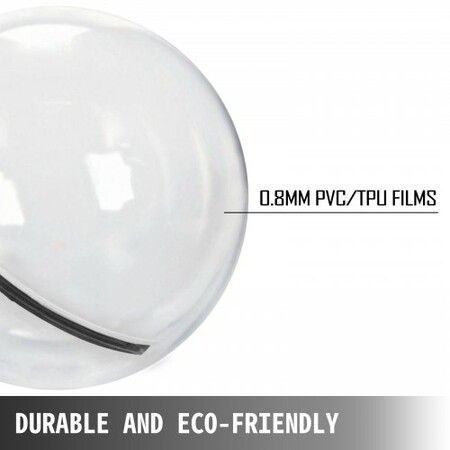2M Walk on Water Walking Ball Roll Inflatable Zorb Ball w/ German Zipper PVC