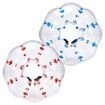 Inflatable Bumper Balls 2-Pack 4FT/1.2M Body Sumo Zorb Balls for Teen &  0.8mm Thick PVC Human Hamster Bubble Balls Play Bumper Bopper Toys