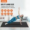 Exercise Mat Non Slip High Density Premium Yoga Mat Exercise Yoga Mat for Men & Women Fitness & Exercise Mat with Bag & Carry Strap (8x5ft)