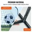 Soccer Rebounder Net 12x6FT Iron Soccer Training Equipment Sports Football Training Gift with Portable Bag Volleyball Rebounder Wall Perfect