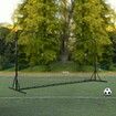 Soccer Rebounder Net 12x6FT Iron Soccer Training Equipment Sports Football Training Gift with Portable Bag Volleyball Rebounder Wall Perfect