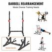 Squat Power Rack Adjustable Heavy Duty Barbell Weight Bench Press Stand
