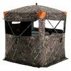 Hunting Blind 270degree See Through Ground Blind 1-2 Person Pop Up Deer Blind for Hunting with Carrying Bag Portable Resilient Hunting Tent