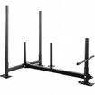 Fitness Sled 300Lbs Capacity Weight Training Sled Premium Iron with Black Powder Coat Speed Training Sled for Athletic Exercise and Speed Improvement