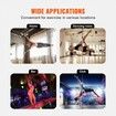 Professional Dancing Pole Spinning Static Dancing Pole Kit Portable Removable Pole 45mm Heavy-Duty Stainless Steel Pole Height Adjustable Fitness Pole