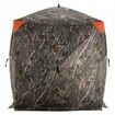 Hunting Blind 270degree See Through Ground Blind 2-3 Person Pop Up Deer Blind for Hunting with Carrying Bag Portable Resilient Hunting Tent 3 Windows