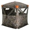 Hunting Blind 270degree See Through Ground Blind 2-3 Person Pop Up Deer Blind for Hunting with Carrying Bag Portable Resilient Hunting Tent 3 Windows