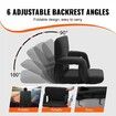 Double Heated Stadium Seat with Back Support 3 Level Heating Wide Bleacher Seat Folding Portable Padded Reclining Chair with Hook Pocket Cupholder (2 Set)