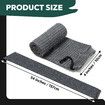 3pcs Gun Shotgun Socks Rifle Cases Pistol Sleeves 137x10cm Handgun Airsoft Storage Protector Silicone Treated Fabric Knit with Drawing Closure Grey