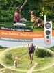 Wireless Dog Fence Dog Training Collar 3Mode Fence Dogs Covers 6100 Ft Dog Training Collar Waterproof Wireless Pet Fence 3 Training Modes 2 Recievers