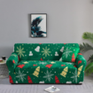 Christmas Sofa Cover Printed Sofa Couch Cover Washable Furniture Protector Christmas Home Room Festival Decoration Size 235-300cm