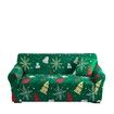 Christmas Sofa Cover Printed Sofa Couch Cover Washable Furniture Protector Christmas Home Room Festival Decoration Size 235-300cm