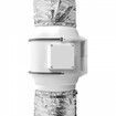 Dryer Vent Hose 254MM Insulated Flexible Duct 7.62M Long w/ 2 Duct Clamps Heavy-Duty Three Layer Protection for HVAC Heating Cooling Ventilation & Exhaust