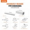 Mini Split Line Set Cover 76.2mm W 5400mm L PVC Decorative Pipe Line Cover For Air Conditioner with 10 Straight Ducts & Full Components  Paintable