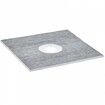 Shower Curb Kit 914x914mm Shower Pan Kit with 160mm Central Drain Lightweight EPS Shower Installation Kits with 2 Waterproof Cloths Shower Pan Slope