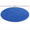 Aquabuddy Pool Cover Fit 3.66m Round Above-ground Swimming Pool Blanket Blue