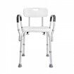 Shower Chair Shower Seat with Back Adjustable Height Shower Stool Shower Chair for Inside Shower Bathtub Non-slip Bathroom Bench Bath Chair 158.8 kg