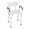 Shower Chair Shower Seat with Back Adjustable Height Shower Stool Shower Chair for Inside Shower Bathtub Non-slip Bathroom Bench Bath Chair 158.8 kg