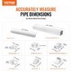 Mini Split Line Set Cover 76.2mm W 5350mm L PVC Decorative Pipe Line Cover For Air Conditioner with 4 Straight Ducts & Full Components Paintable