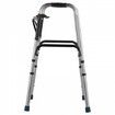 Folding Walker Aluminum Mobility Walker Aid with Adjustable Height 350LBS