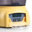 Automatic Pet Feeder with Recordable Message and Built-In Microphone - Yellow