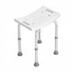 Shower Chair Adjustable Height Shower Stool with Built-in Handles Shower Seat for Inside Shower or Tub Non-Slip Bench Bathtub Stool Seat 158.8 kg Capacity