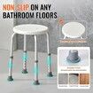 Shower Chair for Inside Shower Adjustable Height Shower Stool Non-Slip Bench Bathtub Seat Stool for Elderly Disabled Adults Handicap 300 lbs Capacity