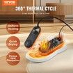 Portable Shoe Dryer Boot Dryer with Quick & Even Drying Black & Orange