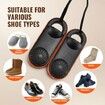 Portable Shoe Dryer Boot Dryer with Quick & Even Drying Black & Orange