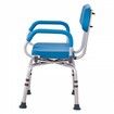 Swivel Shower Chair 360 Degree Adjustable Shower Seat with Pivoting Arms & Padded Bath Seat for Inside Shower or Tub Non-Slip Rotating Bathtub Chair