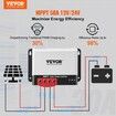 50A MPPT Solar Charge Controller Auto DC Input Solar Panel Regulator Charger with Bluetooth Module 98% Charging Efficiency