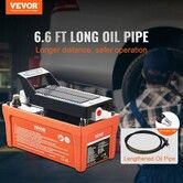 Air Hydraulic Pump 10000 PSI 1/2 Gal Reservoir NPT 3/8" Oil Outlet NPT 1/4" Inlet 6.6 ft Pipe Foot Actuated Hydraulic Pump Air Treadle