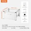 Laundry Pedestal 686mmmW x 366mmH Washer And Dryer Base Stand Platform Universal Fit 299kg Capacity Heavy Duty Multi-Functional Base for Washing Machine