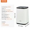 20L Large Towel Warmer Bucket with LED Screen U-shaped Light & Timer White