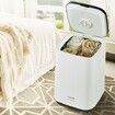 20L Large Towel Warmer Bucket with LED Screen U-shaped Light & Timer White