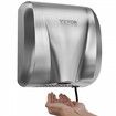 Heavy Duty Commercial Hand Dryer 1800W Automatic High Speed Stainless Steel Warm Wind Hand Blower 220V-240V Plug In/Hardwired Two Power Options Compliant