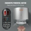 Heavy Duty Commercial Hand Dryer 1400W Automatic High Speed ABS Warm Wind Hand Blower 220V-240V & Built-In Filter Sponge & Low Noise & Effortless