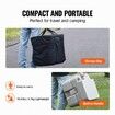 Portable Toilet for Camping Porta Potty with Carry Bag 5.3 Gal Waste Tank & 3.2 Gal Flush Tank Push-Button Pressurized Flush Commode Leak-proof