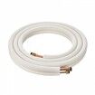 4876.8mm Mini Split Line Set 9.5 & 15.9mm O.D Copper Pipes Tubing and Triple-Layer Insulation for Air Conditioning or Heating Pump Equipment & HVAC