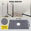 Waterproofing Shower Kit Shower Kit Tray 38''x60'' with Central Drain PVC