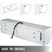 Air Curtain 1.2m Electric Wind Curtain with Limit Switch Max. 2204 CFM Air Flow 3 Speeds Control Commercial Indoor Air Curtain Ideal for Shops Buildings