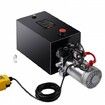 Hydraulic Pump 15 Quart Double Acting Dump Trailer Pump Power Unit DC 12V