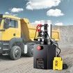 Hydraulic Pump 6 Quart Double Acting Dump Trailer Pump Power Unit DC 12V