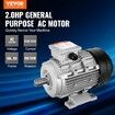 1.5KW Electric Motor 3000 rpm AC 230V/400V 9.5A/3.5A 90L B3 Frame Air Compressor Motor 3-Phase 24mm Keyed Shaft CW/CCW Rotation