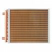 18"x 20" Heat Exchanger Water to Air 3-Row 3/8" Copper Ports 242 Fins