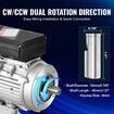 0.55KW Electric Motor 1400 rpm AC 220~240V 4.5A 80 B34 Frame Air Compressor Motor Single Phase 19mm Keyed Shaft CW/CCW Rotation