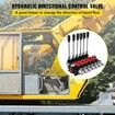Hydraulic Directional Control Valve 6 Spool Hydraulic Spool Valve 11 GPM Hydraulic Loader Valve 3600 PSI Directional Control Hydraulic Valves & Controls