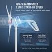 500W Wind Turbine Generator 24V 3-Blade Wind Turbine Kit & MPPT Controller