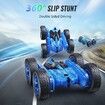 Remote Control Car, RC Cars with Strip Lights and Headlight for Boys Girls Age 3 to 12, Blue