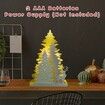 Christmas Decorations Indoor, Artificial Christmas Tree with Light for Table for Holiday Home Decor or Winter Decoration,  Warm